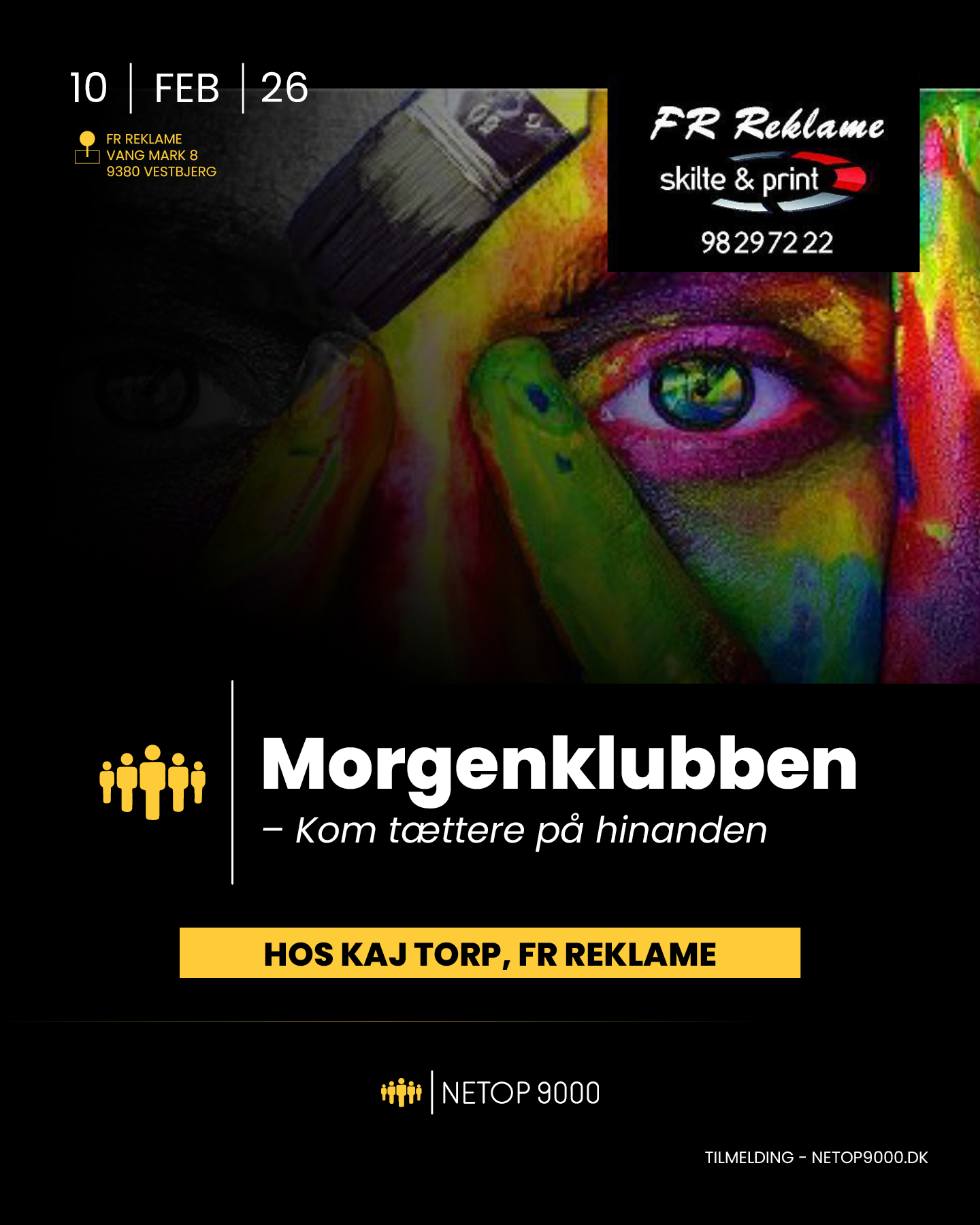 MORGENKLUBBEN hos FR Reklame